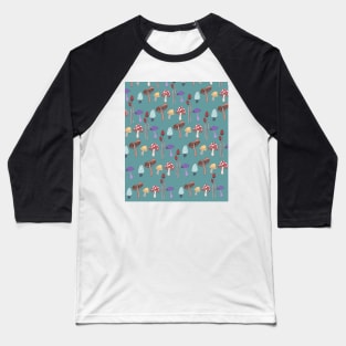 Mantar Mushrooms Baseball T-Shirt